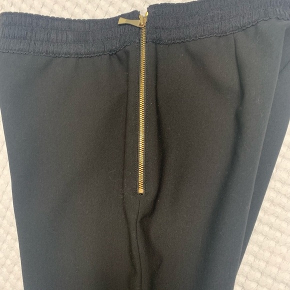 Kate Spade Classic Black Pants Blaze a Trail Elastic Waist Legging Cropp Sz4 - Picture 10 of 12